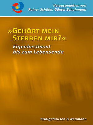 cover image of »Gehört mein Sterben mir?«